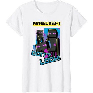 반팔티 마인크래프트 엔더맨 / Minecraft Enderman Dont Look! Merch 굿즈 캐릭터 티셔츠