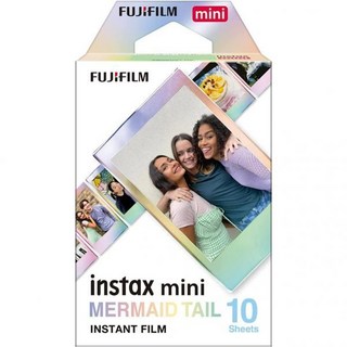 후지필름 인스탁스 미니 머메이드 테일 필름 10장, 10 Count (Pack of 1)_10 Shot (, 10 Shot (Mermaid Tail)