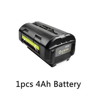 배터리 RY40502 용 40V 40V OP40401 6.0Ah 공구 OP4050 무선 충전식 RY40200 OP4026 리튬 배터리 Ryobi 전동 이온, 1)1pcs 4Ah Battery
