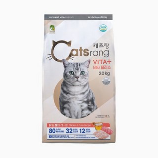 캐츠랑 고양이사료 전연령 비타플러스 20kg 점보, 닭+참치, 1개