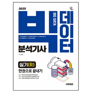 시대고시기획 2025 빅데이터분석기사R 실기 한권으로끝내기