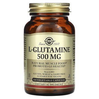 Solgar L-글루타민 500mg 베지 캡슐 100정, SolgarL-글루타민500mg베지캡슐100정, 1개