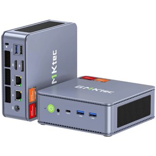 GMKtec K6 미니 PC AMD R7-7840HS 컴퓨터 본체 16GB DDR5 512GB PCIe 4.0 SSD MINI 피씨 데스크탑 올인원 W, 1개, 01 K6 EU Plug, 한개옵션2