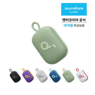 앤커 사운드코어 셀렉트4 Go 블루투스스피커 A31X1, A31X1061 (정품인증), Green