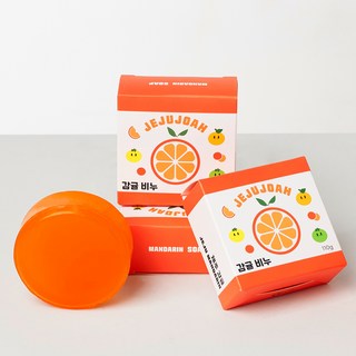 재주좋 제주 감귤비누
