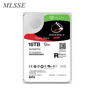 Seagate IronWolf Pro 데스크톱 하드 드라이브 HDD 16TB 내부 7200RPM 3.5인치 ST16000NE000, 한개옵션0
