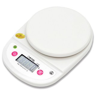 오펠 대용량 주방저울, 3kg, 화이트, OF-3004B