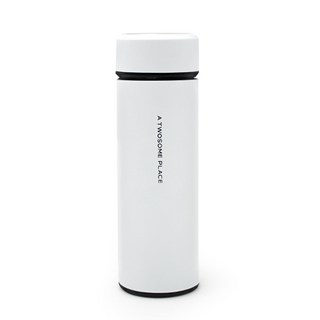 투썸플레이스 화이트 스텐 텀블러 390ml