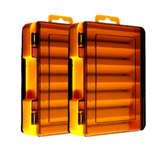 안낚하세요 쿨쿨6 미니 태클 박스 투명 양면 에기 케이스, 쿨쿨6 옐로우, 2개