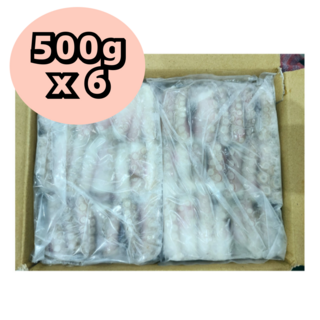 정성을 보내다 대길푸드 인도네시아산 냉동 절단낙지 L사이즈 3kg 1개, 3kg(500*6)