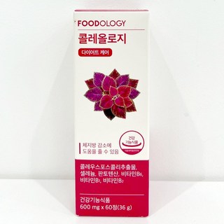 푸드올로지 콜레올로지 빨간통다이어트 600mg, 60정, 1개