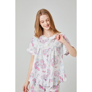 마이멜로디 텐셀 여성 반팔 상하 파자마 홈웨어 잠옷 MM-0074