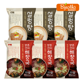 고향식품 옛맛 되비지탕 & 설렁탕 600g 반반 세트 (각 3팩), 총 6팩, 3.6kg 비지장 고향식품 옛맛 되비지탕 & 설렁탕 600g 반반 세트 (각 3팩), 총 6팩, 3.6kg 비지장