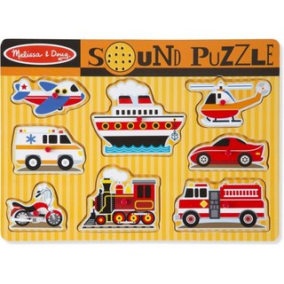 Melissa & Doug 멜리사 앤 더그 차량 사운드 퍼즐 1EA