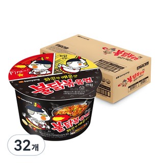 삼양 불닭볶음면 큰컵 4+4
