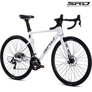 SRD 솔리드 레이싱 경량 에어로 풀인터널 로드자전거 R5 18단 듀얼레버, 1개, 166cm, R5 루나화이트 490 완조립+사은품