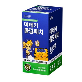 동국제약 마데카 쿨링패치 KBO에디션 4매*10개입 열냉각시트패치 아이스쿨패치 쿨시트 쿨링패치 야구장필수템, 40개