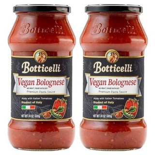 Botticelli 파스타 소스 | 2팩 각 680.4g(24온스) (알라 보드카), 7) 비건 볼로냐, 없음, 7) 비건 볼로냐