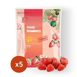 맥그로우앤마리 페루산 냉동 딸기, 1개, 5kg