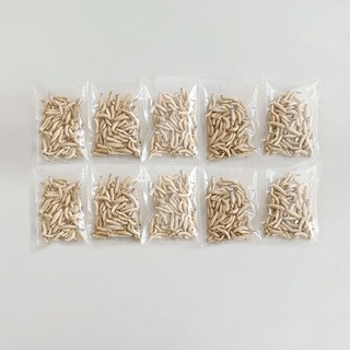 왁스웜월드 프리미엄 동결건조 왁스웜 계곡낚시용 떡밥 산천어 꺽지 특효 꿀벌부채명나방 천연미끼 계류 민물낚시 필수템, 10g, 10개