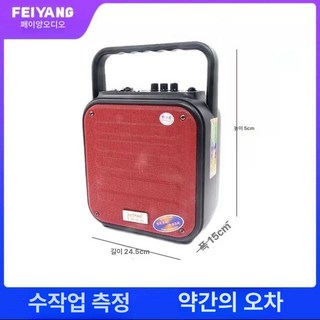 수업용 블루투스 마이크 휴대용 고출력 앰프 스피커 유튜브 가정용 스마트폰 듀얼 강의, 기본 모델명/품번, 레드 무선 마이크 2개