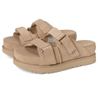 UGG 어그 골드스타 Hi 슬라이드 여성용 웨지 샌들 슬리퍼