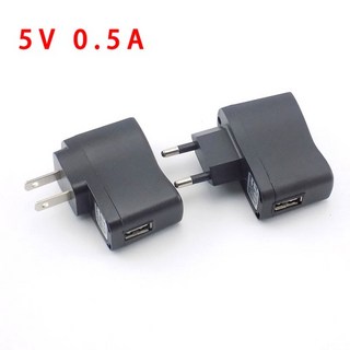 USB 충전기 5V 0.5A 2A 마이크로 벽 AC DC 충전 EU/US 범용 전원 어댑터 공급 100V-240V 출력, 1개, 1) 미국 - 5v-0.5a
