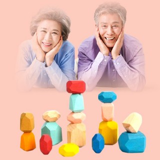 어르신 노인 효도 치매예방 게임 퍼즐 놀이 돌블럭 젠가