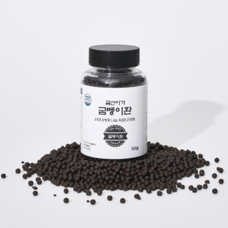 금산이가 굼벵이환 100g 국내산 순도 95% 친환경 무농약 HACCP 인증 굼벵이환, 1개