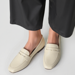 페조 가죽 여성 로퍼 빅사이즈 컴포트 드라이빙슈즈 여자 정장 구두