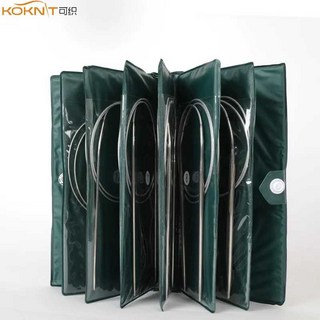 겨울방한모자 스틸 스테인레스 뜨개질 키트 직조 DIY 세트 가방 포함 길이 43cm 65cm 80cm 11 가지 크기, 1개