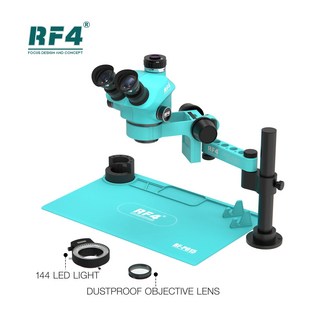 RF4 RF7050TVW Triocular Stereo Zoom Microscope 360° Rotation Dual Arm Bracket Tool for Laboratory O, 01 RF7050PRO-FO19, 01 RF7050PRO-FO19, 01 RF-7050PRO-FO19
