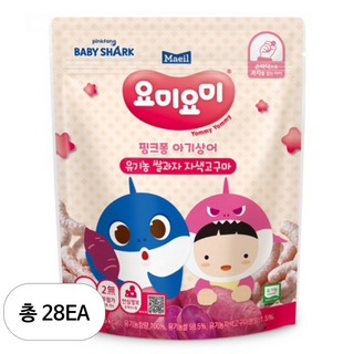 요미요미 유기농 쌀과자 25g, 28개, 자색고구마