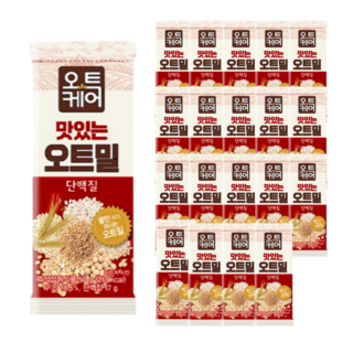 오트케어 맛있는 오트밀 단백질 낱봉팩, 20개, 50g
