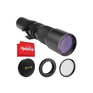 니콘 D80 D70s D70 D5600 D5500 D5300용 옵테카 500mm f/8 망원 렌즈
