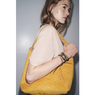 ZARA 자라 꼬임 스웨이드 백[6012610300]