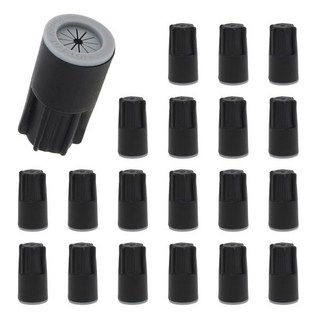 RTNLIT 20PCS 방수 전선 너트 – 22AWG~12AWG 실외 전기 커넥터, 저전압 캡 밀봉 LED 경관 조명 및 관개 밸브 스프링클러용, 블랙 단자너트 RTNLIT 20PCS 방수 전선 너트 – 22AWG~12AWG 실외 전기 커넥터, 저전압 캡 밀봉 LED 경관 조명 및 관개 밸브 스프링클러용, 블랙 단자너트
