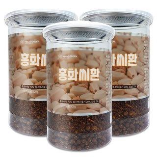 헬로우 그린 국산 볶은 홍화씨환 300g, 3개