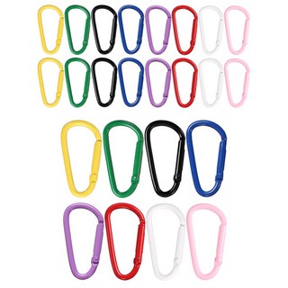 [모핸] 칼라 카라비너 고리, 혼합, 24개