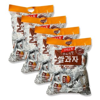 크리스피 허니눈꽃 쌀과자, 920g, 4개