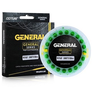 goture 30m 플라이 낚싯줄 with welded loops wf3f wf4f wf5f wf6f wf7f wf8f 플라이 라인 웨이트 포워드 플로팅 낚싯줄, 3.0, 본선, 초록, 1개