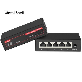 이더넷 기가비트 스위치 5 포트 1000Mbps 고속 RJ45 허브 네트워크 SOHO 데스크탑 스마트 와이파이 스위처 IP 카메라용 플러그 앤 플레이, 1) 1005G, 1개