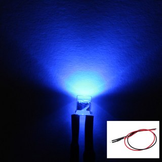 3파이 플랫 저항배선일체형 DIY용 LED (5-12V/블루), 10개