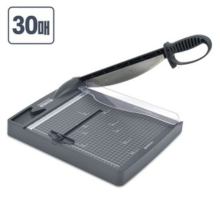 현대오피스 페이퍼프랜드 작두형 재단기 HC-3000 30매 반달형칼날 문서 종이 절단기, A4