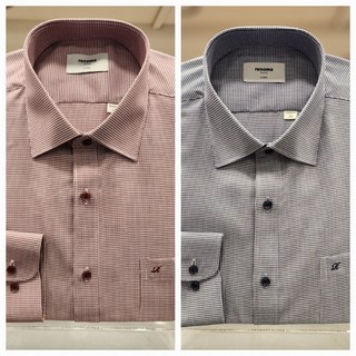 레노마 #F/W 신상#레노마 #F/W 신상#네이비 와인 구김 없는 TC 스타체크 일반핏 긴팔셔츠 RNFSG0-936-NY WN