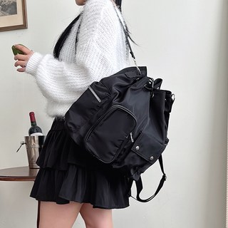 포인바이수 나일론 스트링 복조리 백팩