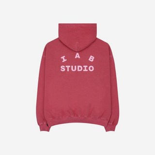 아이앱 스튜디오 피그먼트 후드 코랄 IAB Studio Pigment Hoodie Coral