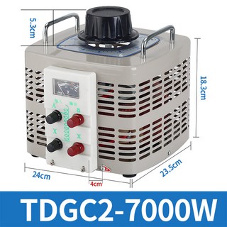 전압 절연 압력 도란스 가변 슬라이닥스 조정기 변압기 단상, 7000W