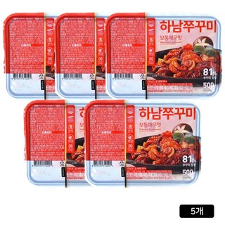 하남쭈꾸미 500g 5팩 보통매운맛, 5개