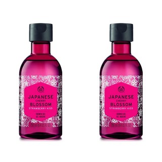The Body Shop 더바디샵 재패니즈 체리블로썸 스트로베리 키스 샤워젤 250ml 2팩, 2개